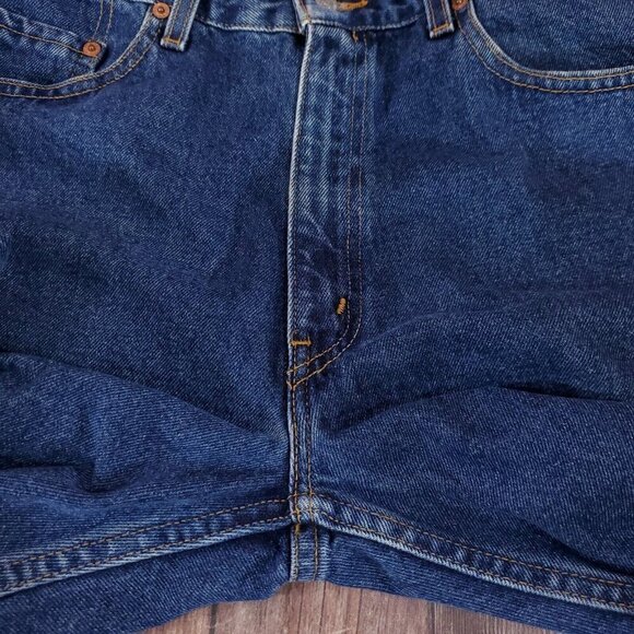 Vintage Levis 505 Mens 34X30.5 Regular Fit Straight Leg Red Tab Denim Jeans Y2K - Picture 9 of 16